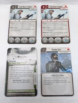 (4) Star Wars Imperial Assault Echo Base Troopers Ally Pack Cards Only - $9.71 CAD