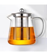 Glass Teapot Stovetop 32oz Borosilicate Clear Tea Kettle with Remove - $18.73 CAD