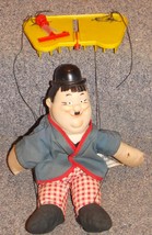 Vintage 1966 Knickerbocker Laurel &amp; Hardy Oliver Hardy Marionette Puppet - $349.99