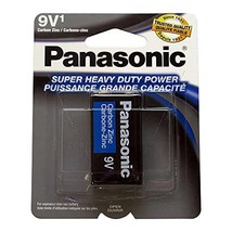 1Pc Size 9V Panasonic Batteries Super Heavy Duty Power Zinc Carbon - £6.38 GBP