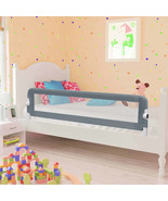 Toddler Safety Bed Rail Grey 150x42 cm Polyester - £26.74 GBP