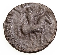 Impero Indo-Scita, Azes II 35 A.C.-12 D.C. Moneta In Drachmi Di Billon 2g/15mm - £68.11 GBP