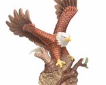 Lenox American Bald Eagle Bird Figurine Hand Painted Porcelain Wings Spr... - £151.03 GBP