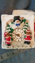 Christmas Snowman Clock By Things Remembered - £8.96 GBP