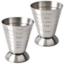 Stainless Steel Measuring Cup, 2.5 Oz, 75 Ml, 5 Tbsp, Cocktail Jiggers, ... - $23.99