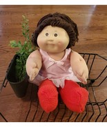 Vintage Cabbage Patch Doll Black Hair Brown Eyes Girl w/ Ballerina Outfi... - £29.41 GBP