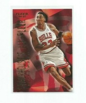 Scottie Pippen (Chicago Bulls) 1996-97 Fleer Stackhouse&#39;s ALL-FLEER Insert #11 - £3.94 GBP
