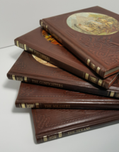 (Y22B1S2) Bundle of Five Time-Life Old West Series Books Vintage Leather... - $24.99