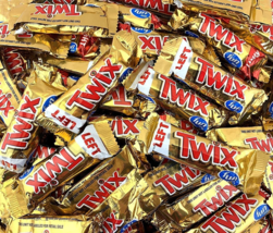 TWIX-BITE Size Caramel Chocolate Cookie-BULK Value Bag In Pounds! Pick Yours Now - £7.95 GBP+