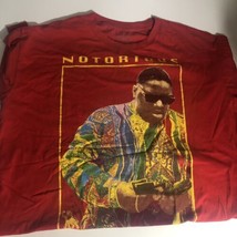 Notorious B I G T Shirt XL Red Rap Hip Hop Notorious BIG - £11.66 GBP