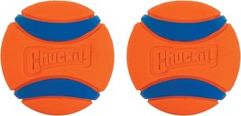 2 Pack Chuckit Ultra Ball Dog Toy 2.5 Inch Diameter Size M for breeds 20... - $13.85