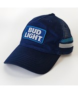 Budweiser 3 Stripe Mesh Trucker Hat Anheuser Busch Beer Advertising Patc... - $302.21 MXN
