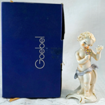 Goebel Cherub Figurine 12-23-12 Monatskinder March Child with Bouquet ~ ... - £49.77 GBP