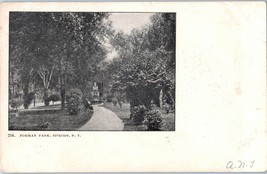Forman Park Syracuse New York WM Waite Souvenir Postcard 1904 - £9.31 GBP