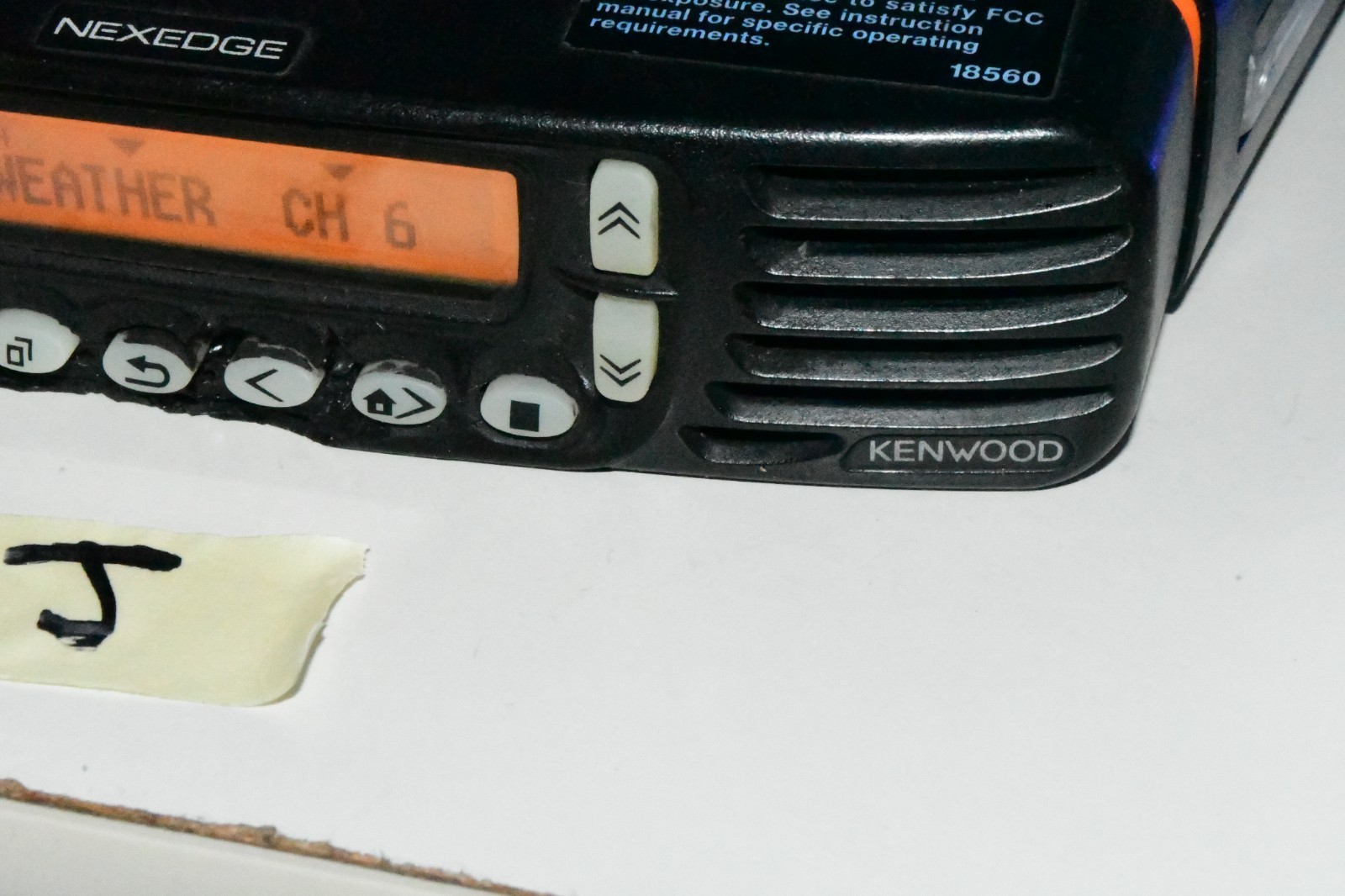 Kenwood Nexedge NX-700H-K VHF NXDN NX700 FACEPLATE ONLY RARE *TESTED* #J W4C2 Item image 3