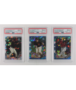 Lotto Di 3 2019 PSA 10 Bowman Chrome Schizzi Sapphire Edizione Bishop, B... - £190.88 GBP