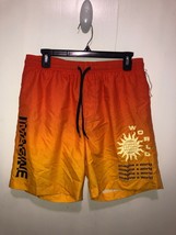 NEW Brooklyn Cloth Volley Swim Trunks Mesh Lined SZ Medium Imagine A World - £11.82 GBP