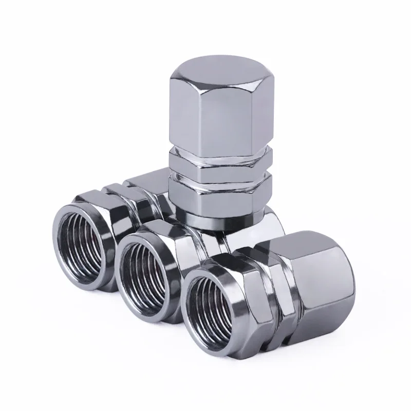 Grey Aluminum Tire Valve Stem Cap  - £7.04 GBP