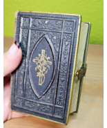 Antique 1862 Brass Clasped Engraved The Christians Guide to Salvation FR... - $340.78