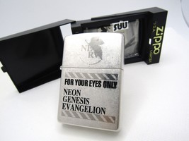 Evangelion For Your Eyes Only Zippo 1996 Unfired Rare - £93.36 GBP