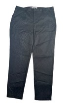 NEW Jennifer Lopez Black Snake Embossed Cropped Ankle Career Pants Stret... - $19.79