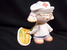 Bumpkins bisque Little girl NURSE figurine Fabrizio for George Good with... - $7.55