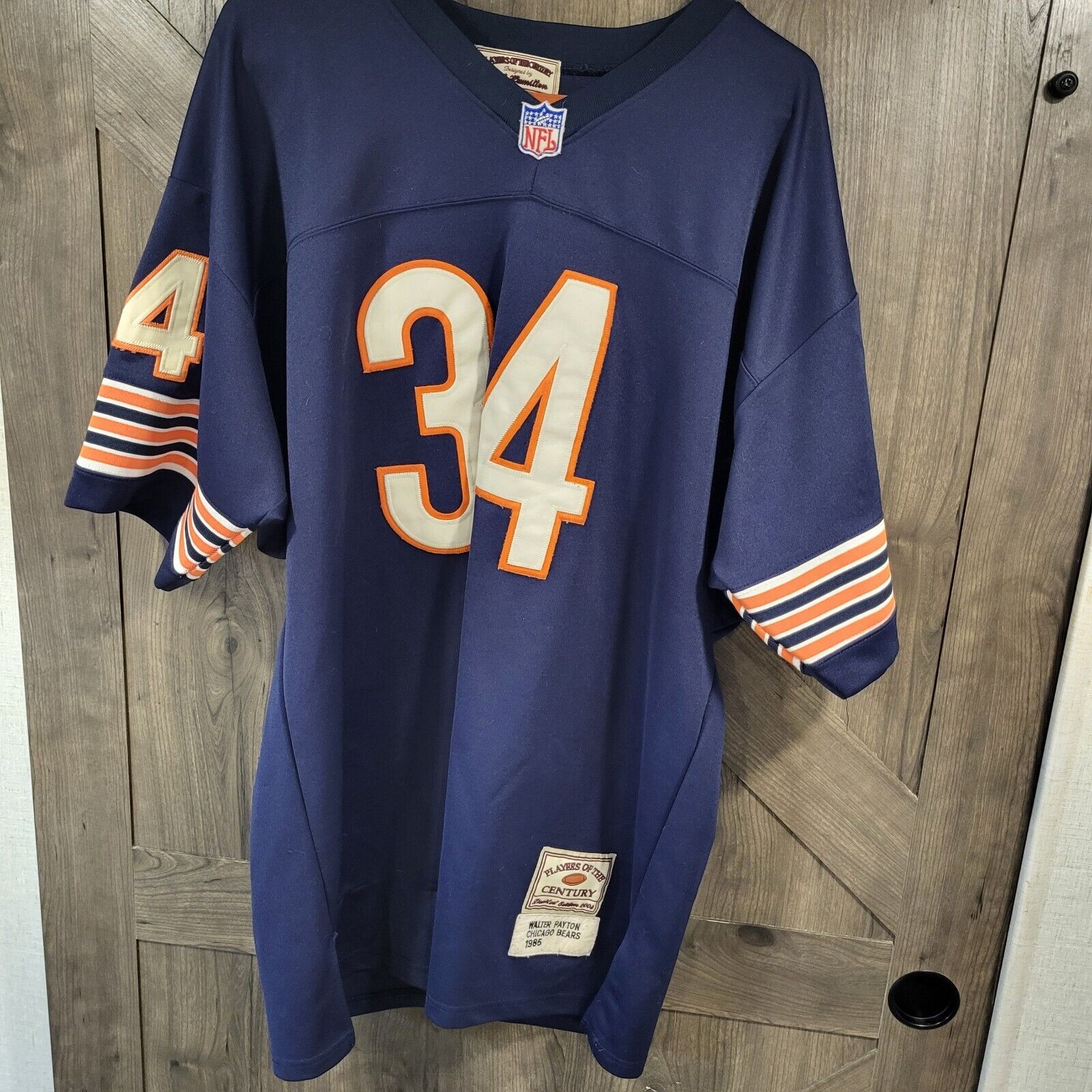 Primary image for WALTER PAYTON PLAYERS OF THE CENTURY MENS SIZE 52 XL NAVY JERSEY JEFF HAMILTON