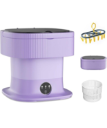 Mini Portable Washing Machine, 11L Upgraded Foldable Portable Washer wit... - $635.88 MXN