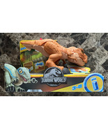 Fisher-Price Imaginext Jurassic World Thrashin Action T-Rex New dino  - £23.70 GBP