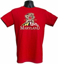University of Maryland Terrapins with Turtle Red Tee-Shirt - £11.98 GBP