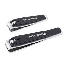 Tweezerman - Combo Nail Clipper Set - Stainless Steel/Black - $22.00
