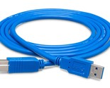 Hosa USB-306AB Type A to Type B SuperSpeed USB 3.0 Cable, 6 Feet - $13.60+