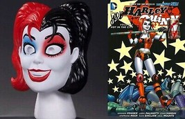 Amanda Conner Jimmy Palmiotti SIGNED Harley Quinn Hot in the City TPB &amp; Mask Set - £46.70 GBP