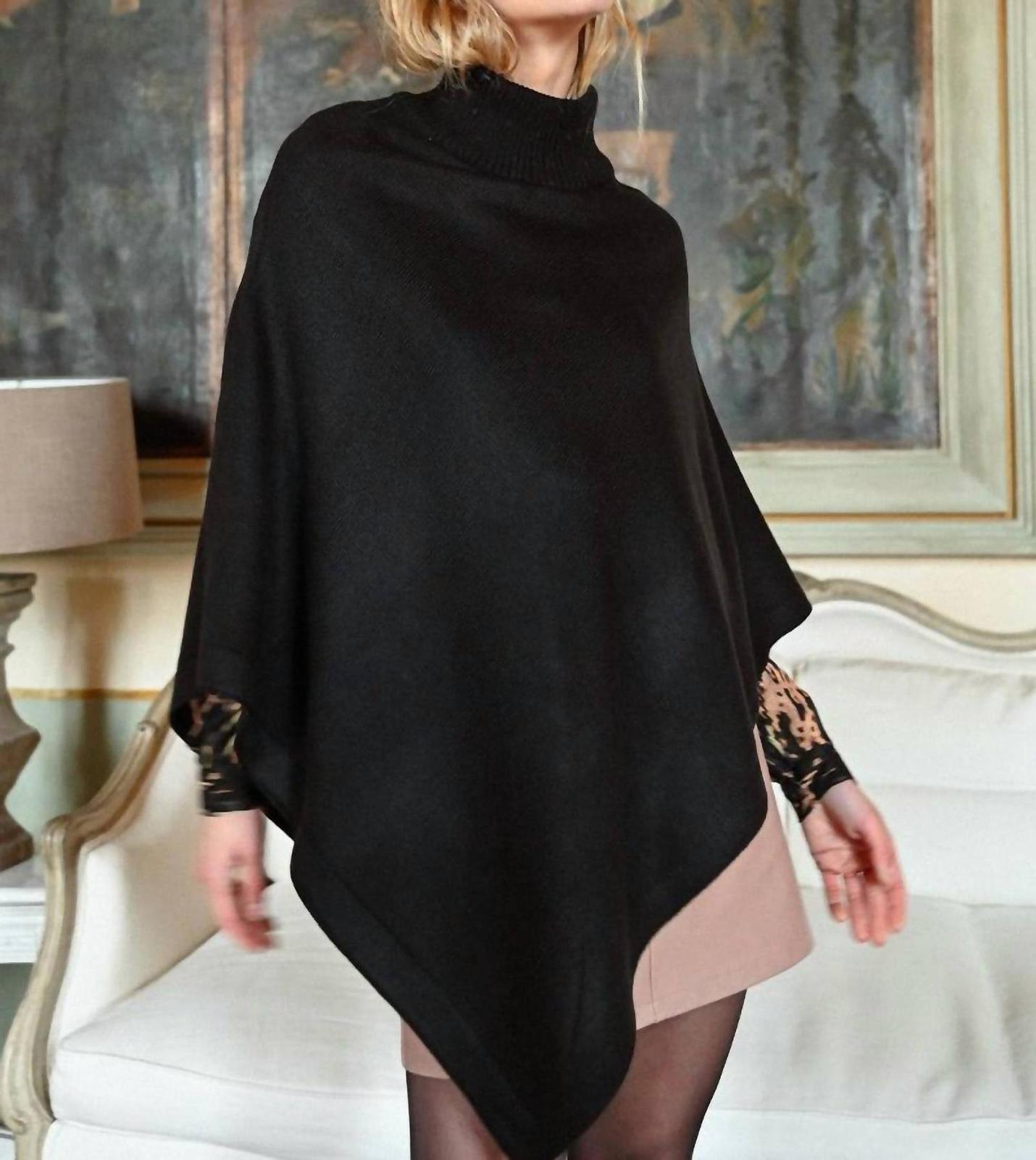 Molly Bracken Ladies&#39; Knitted Poncho Size One Size - $53.46