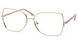 New Bcbgmaxazria Resplended Gold Eyeglasses Frame 56-15-135mm B46mm - £43.06 GBP