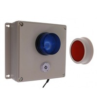 Wireless SB Panic Alarm With An Adjustable Siren &amp; Blue Flashing Led - £225.07 GBP