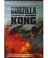 Godzilla vs Kong Double Sided Movie Poster RARE - £31.53 GBP