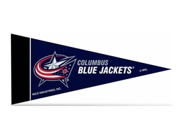Columbus Blue Jackets NHL Felt Pennant 4&quot; x 9&quot; Mini Banner Flag Souvenir... - £2.89 GBP