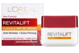 L&#39;Oreal Paris Revitalift Hydrating SPF 30 Anti-Wrinkle + Extra Firming Day Cream - £12.85 GBP