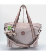 Kipling Skyler Large Shoulder Bag Zip Tote TM5601 Polyamide Dusty Taupe ... - £79.89 GBP