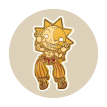 Five Nights at Freddy&#39;s FNAF Enamel Pin: Sundrop Sun - $84.90