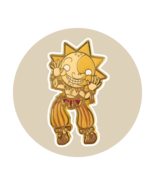 Five Nights at Freddy&#39;s FNAF Enamel Pin: Sundrop Sun - $1,561.29 MXN