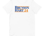 JALEN BRUNSON &amp; JOSH HART Presidential T-SHIRT New York Knicks Basketbal... - £14.73 GBP+