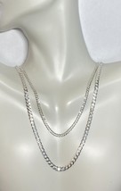 Sterling Silver Curb Link Chain (2.40mm or 3.30mm in different lengths) - $26.00+