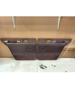 1982 Chevette 4DR Rear Door Panels Set Red Manual Windows - $2,790.00 MXN