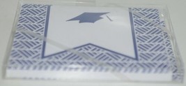 Rosanne Beck 2110954N Folded Note Grad Cap Cards Envelopes Blank Pkg 10 Navy image 2