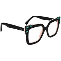Fendi Sunglasses Frame Only FF 0260/S 3H253 Black Square Italy 52 mm - £115.87 GBP