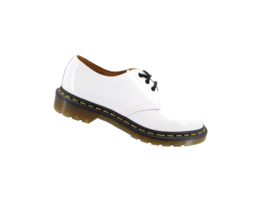 Dr. Martens Womans 3 Eye Leather  Patent leather Oxfords 26754 WHITE Sz 7 - £59.64 GBP