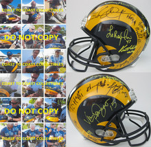 LA Rams St Louis Rams Legends ,signed, autographed, full size speed helmet,Proof - £659.42 GBP