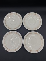 Wallace China 6” Saucer Rope Western Cowboy Restaurant Ware LOT 4 - $423.28 MXN